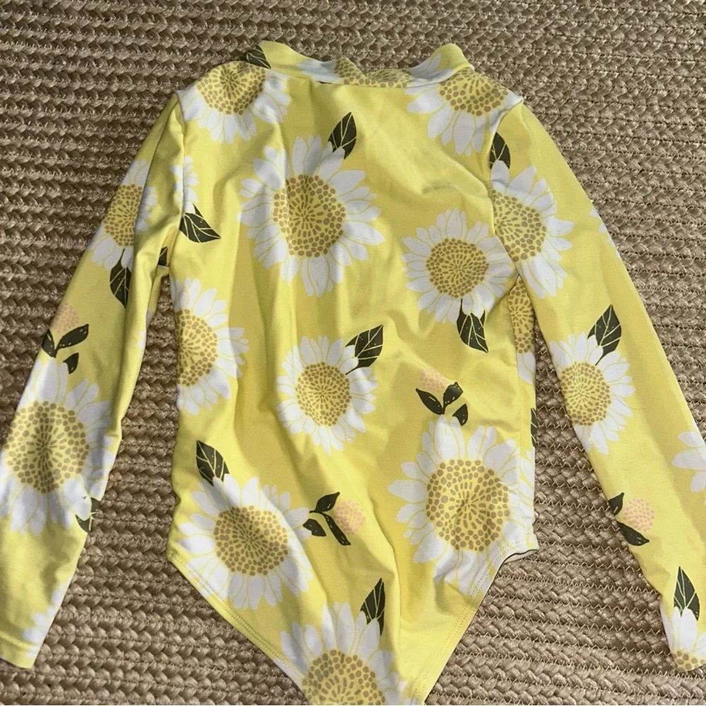 Carter's Yellow Sunflower Kids Swimsuit
